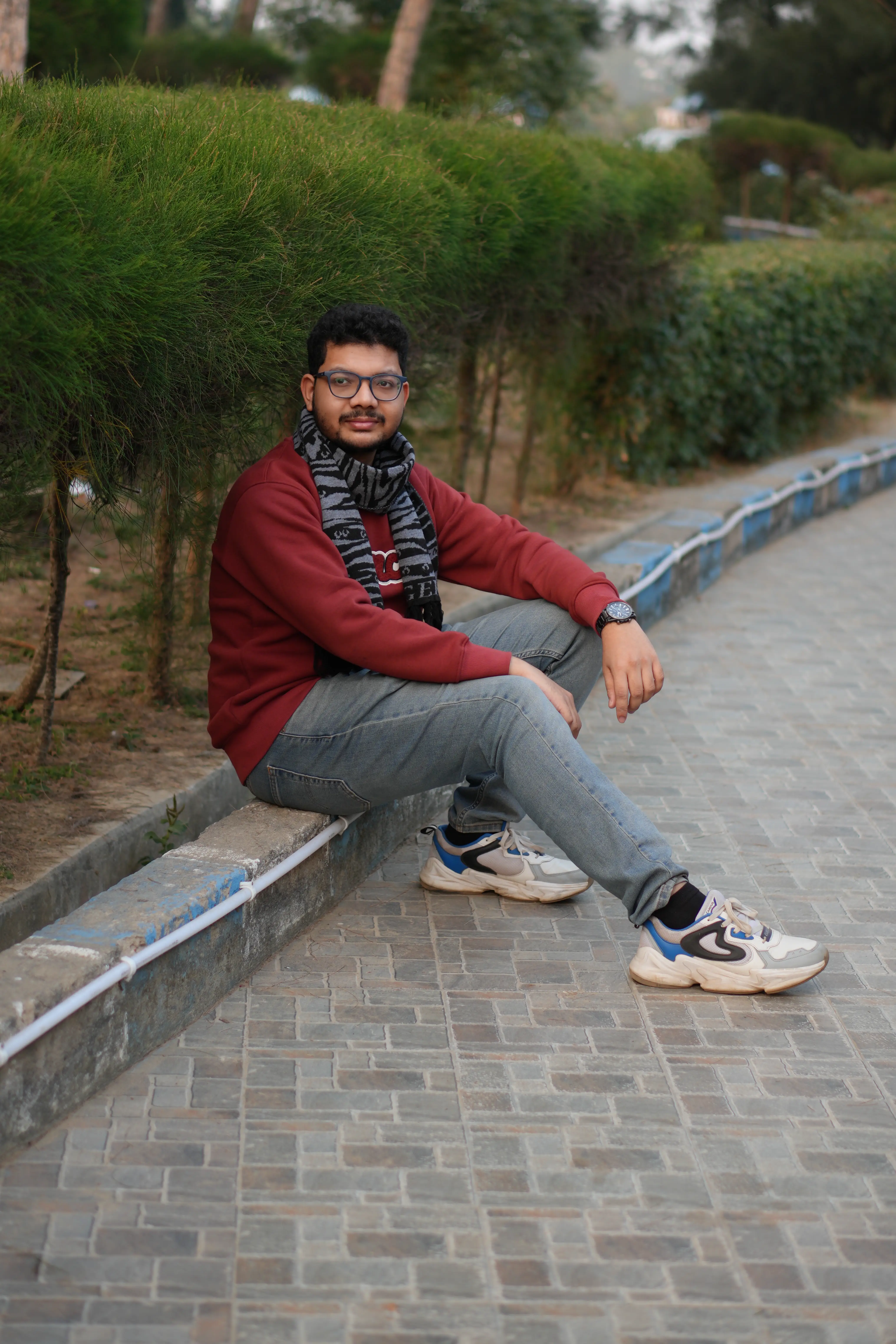 raktim setting in rode side — photograph by Raktim Ranjit