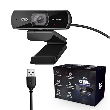 Kreo Owl Full HD 1080P 60 FPS Webcam